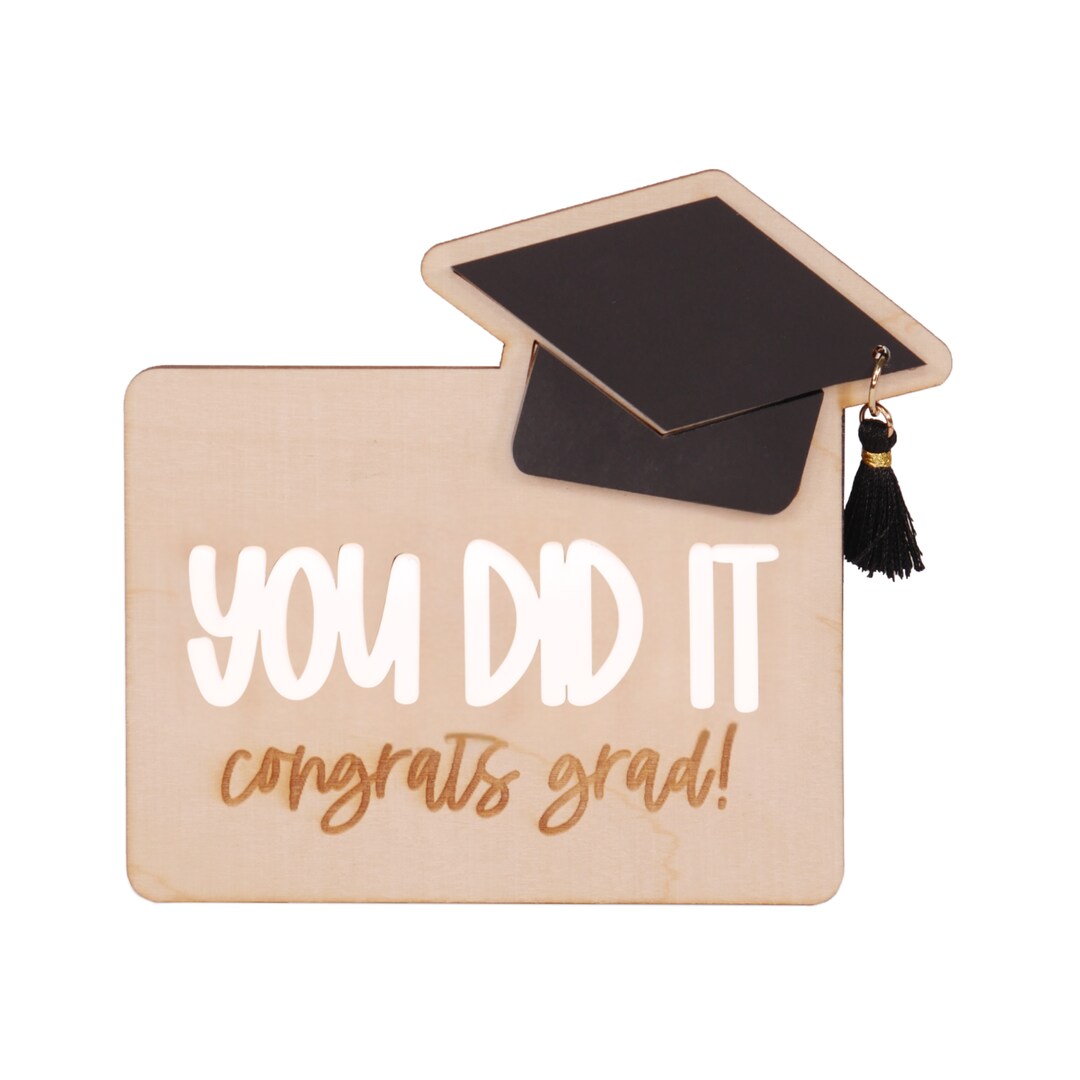 Gift Card Holder Graduation GiftCard Class of 2024 Laser Cut Wood and Acrylic | MakerPlace by Michaels Gift Card Holder Graduation GiftCard Class of 2024 Laser Cut Wood and Acrylic | MakerPlace by Michaels